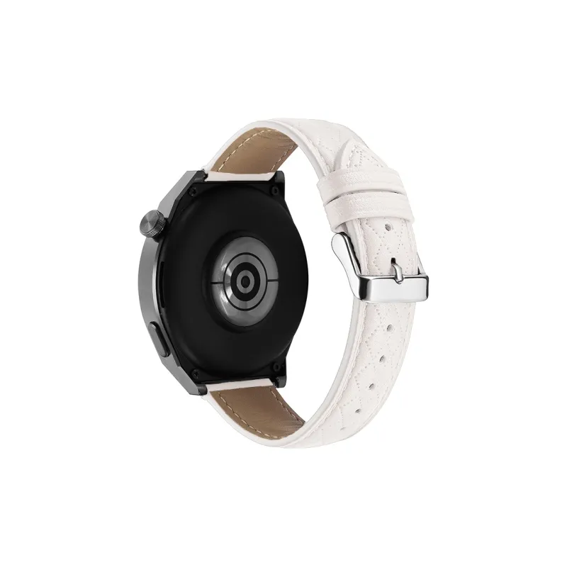 XINGYAAN Apple Compatibility Watch Band 45mm Diamond Pattern Leather Strap Material-2
