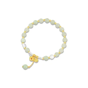 YUFANGCHUN Hetian Jade Bracelets Pale Greenish White Jade Women's