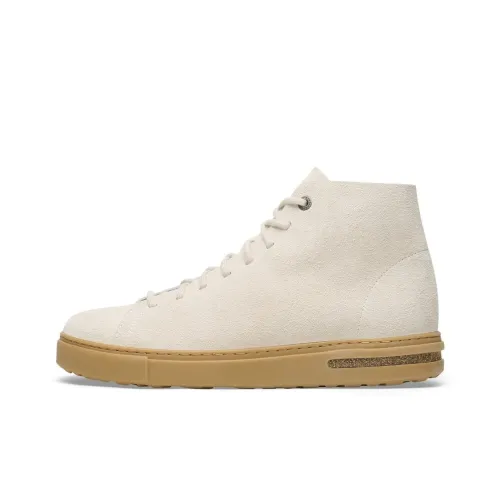 Birkenstock Bend Mid Decon Slip-Resistant Mid-Top Skateboard Shoes Unisex Antique White