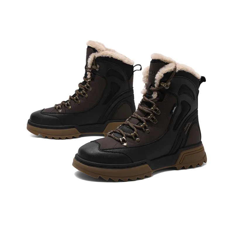 Jeep JEEP Cushioning Anti-Slip And Wear-Resistant High-Top Outdoor Shoes Men's-4