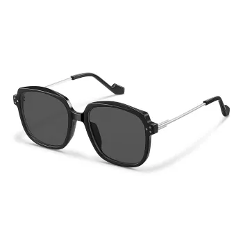 HELMER Alloy Square Sunglasses Unisex