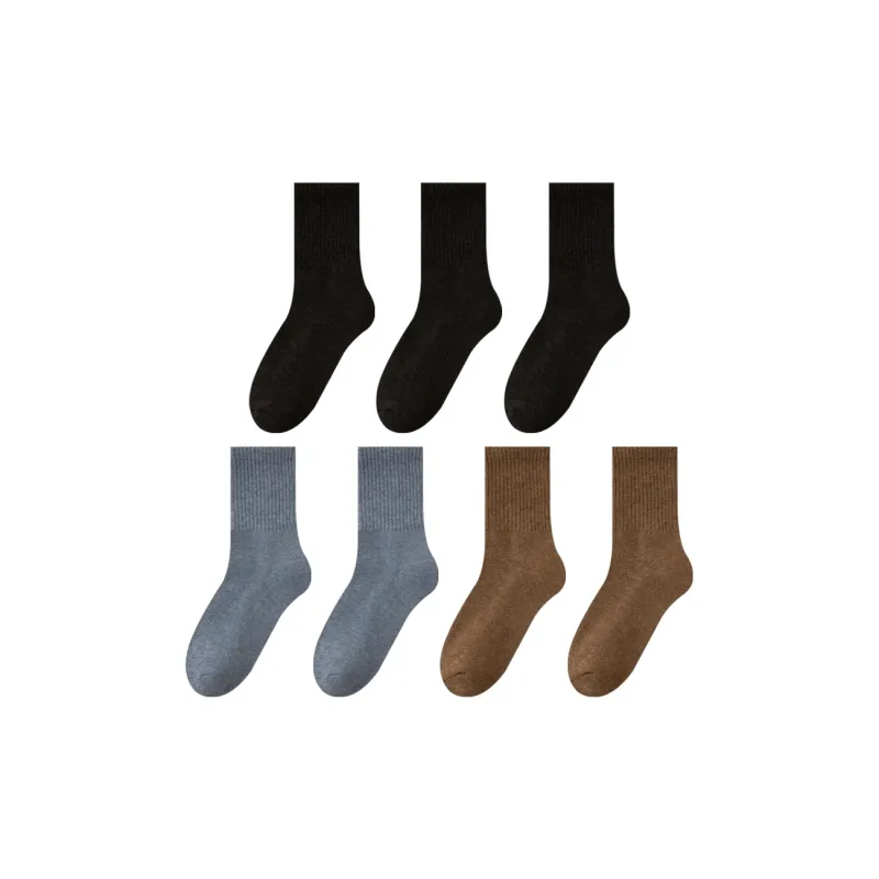 MIIOW Mid Calf Socks Unisex 7 Pack-12