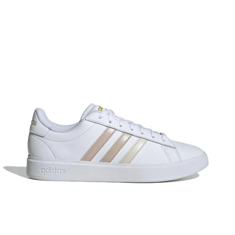 Adidas GRAND COURT 2.0 Anti Slip Wear Resistant Low Top Skateboard Shoes Women's White-1