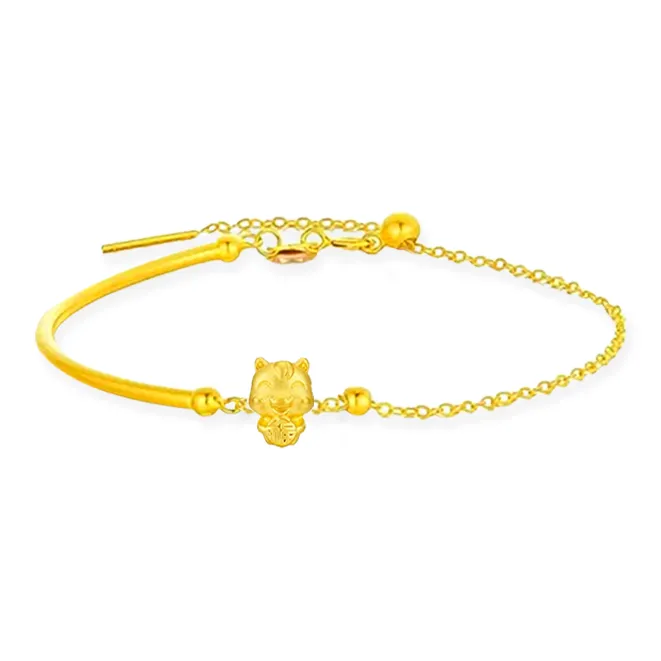 Chongqing gold store Gold Bracelet Unisex-10