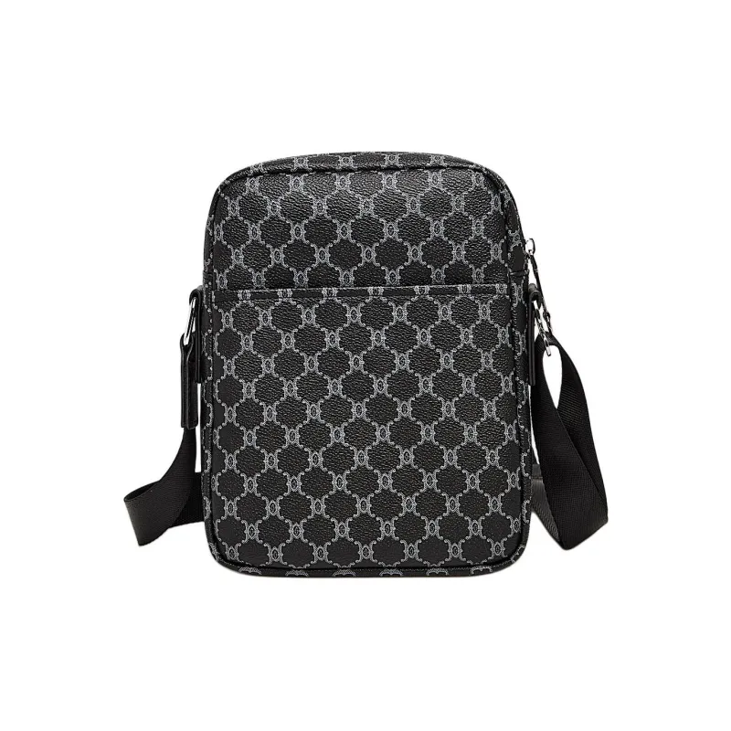 Marino Orlandi Synthetic Leather Classic And Versatile Shoulder Bag Crossbody Bag Regular Men's Black-5