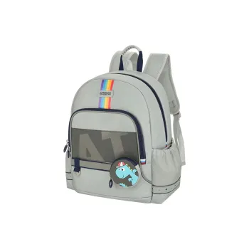 AMERICAN TOURISTER Fabric Backpack Kids' Gray Blue