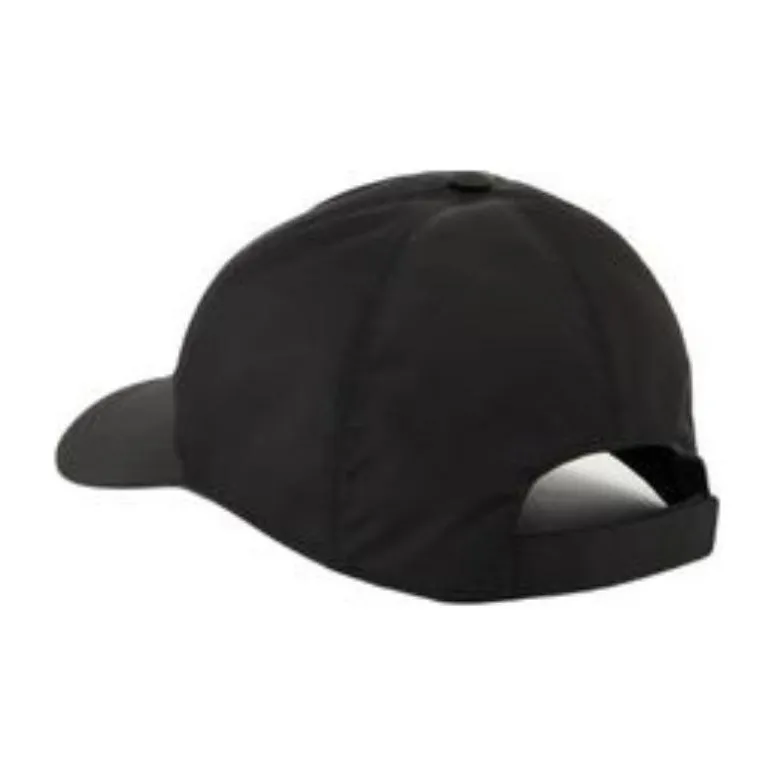 PRADA Recycled Nylon Cotton Baseball Caps Women's Black-2