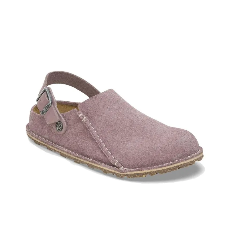 Birkenstock Lutry Premium Suede Low Top Casual Shoes Unisex Purple Regular-2
