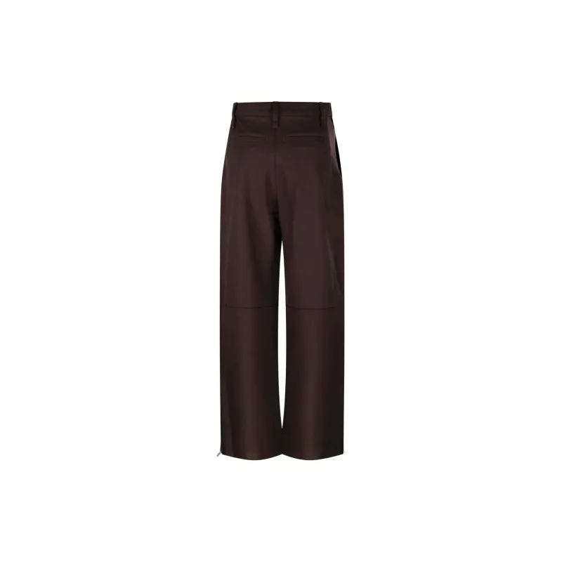 AMIPARIS Gabardine Cargo Trousers-1