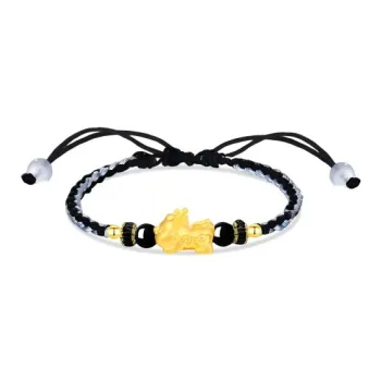 KING TAI SANG Gold Bracelet Unisex