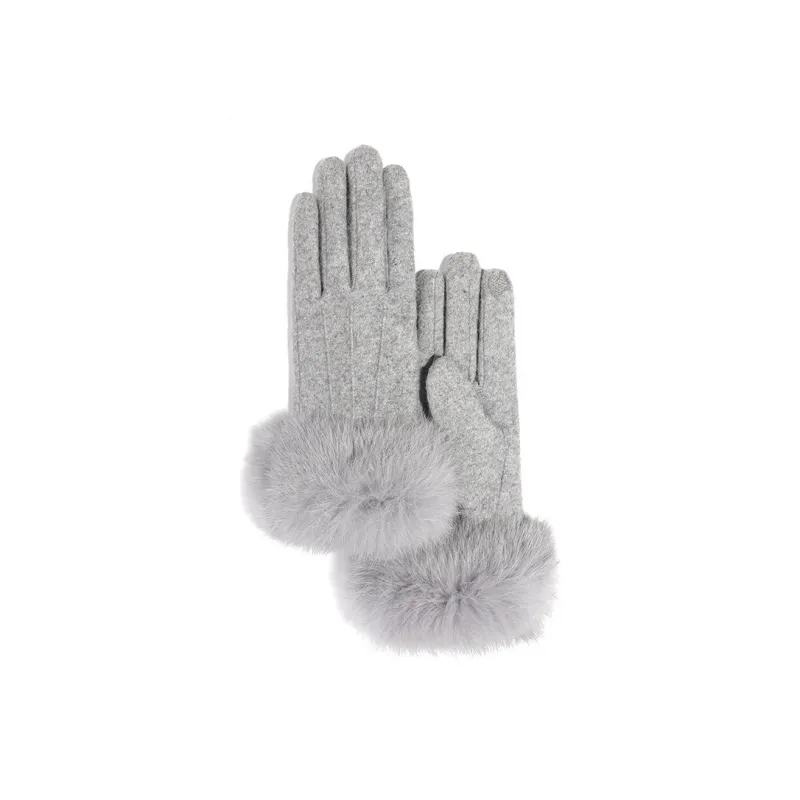 CARDANRO Cashmere Knit Gloves Women's-2