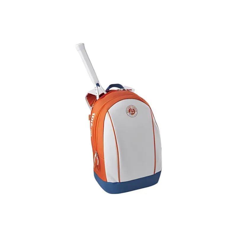 Wilson Tennis Racket Bags Polyester Unisex 27.94*16.51*41.91cm Orange & White & Blue-2