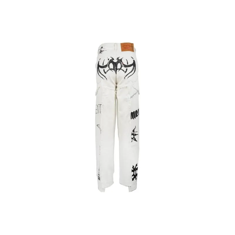 Vetements Jeans Women's White-1