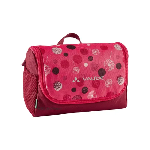 VAUDE Polyester Toiletry Bag Kids' Bright Pink With Cranberry Undertones