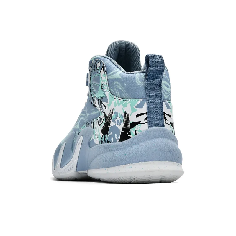 Black tailed Deer Shock Absorbers With Slip Resistant And Abrasion Resistant Properties Mid Top Basketball Shoes Unisex-2