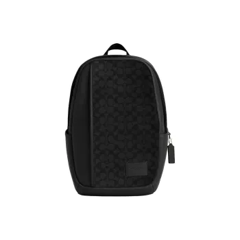 COACH Edge Coated Canvas Backpack Large Size Men's Black