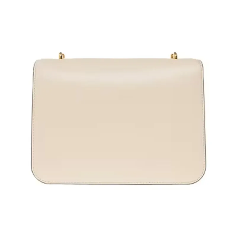 TORY BURCH Eleanor Leather Handbag Crossbody Bag Shoulder Bag Small Size Women's Cream White-4