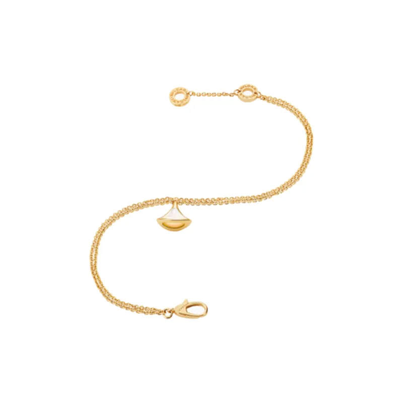 BVLGARI 18-carat Gold Mother-of-pearl Bracelets Women's Gold-1