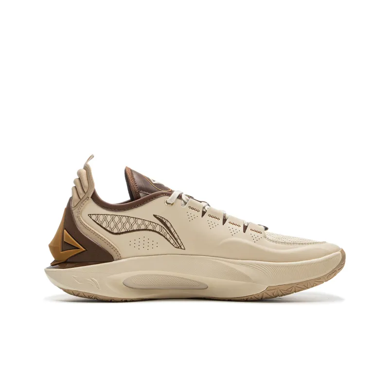 LiNing JB3 Anti Roll over Coverage Low Top Basketball Shoes Men's Grit Ash-1