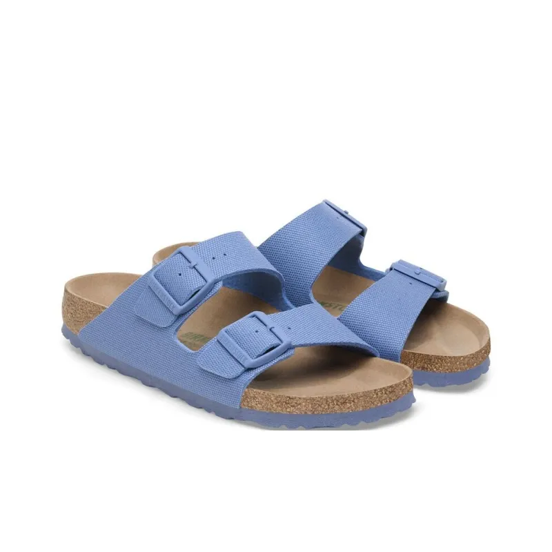 Birkenstock Slip Resistant Slide Slippers Unisex Canvas Blue Narrow Fit-2