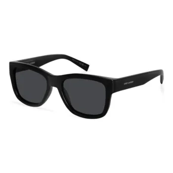 SAINT LAURENT Logo print Wayfarer frame Sunglasses