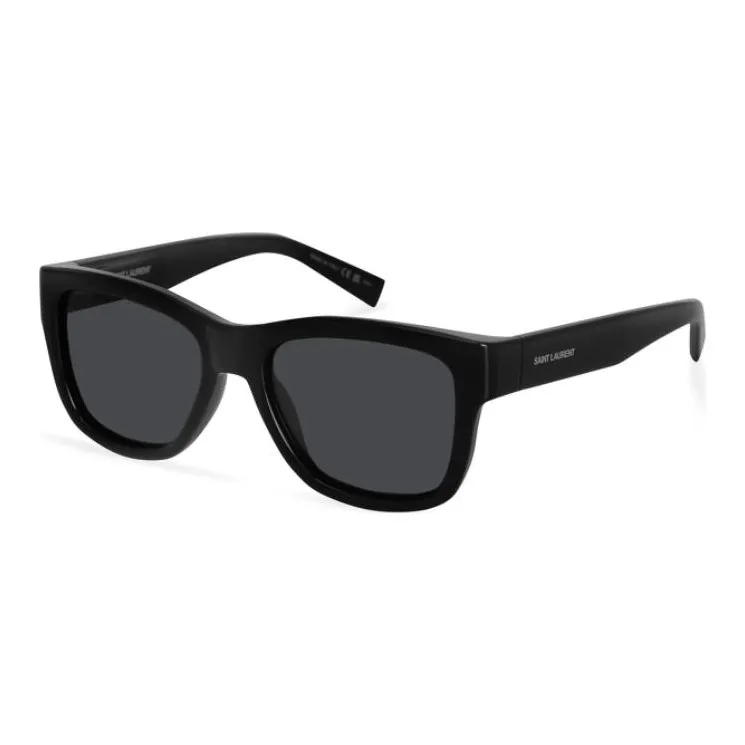SAINT LAURENT Logo print Wayfarer frame Sunglasses-0
