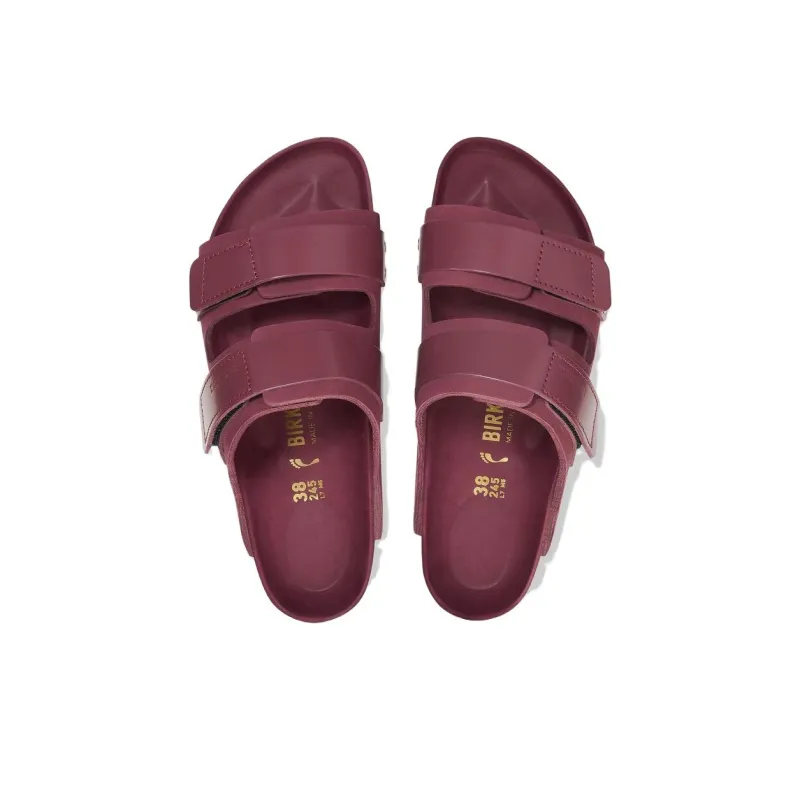 Birkenstock Uji Slip-Resistant Slide Slippers Women's Rose Red Regular-4