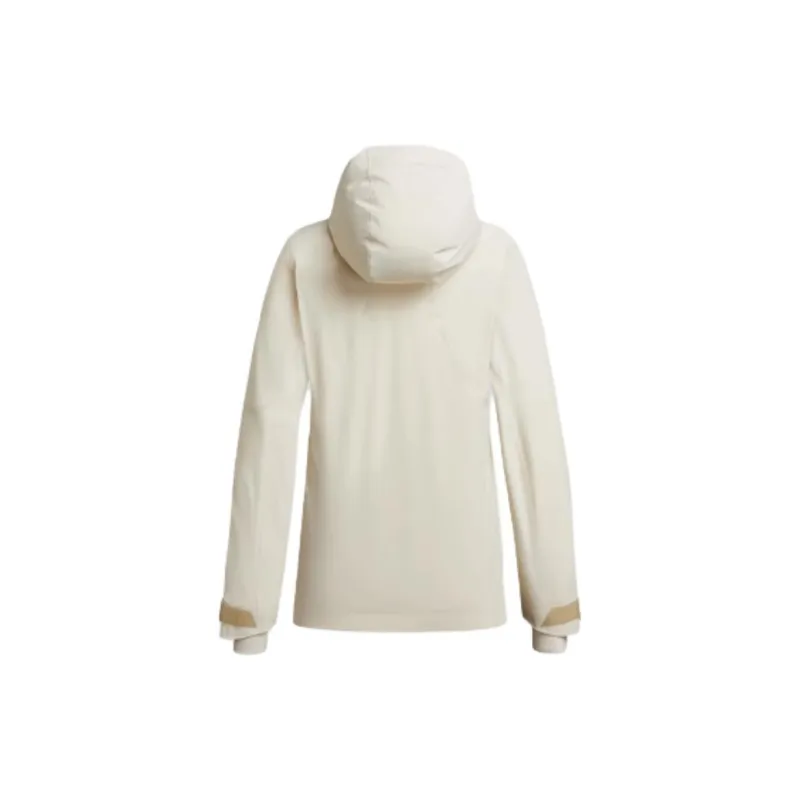 SALOMON BRILLIANT Jackets Coats Women's Gardenia Flower White-1