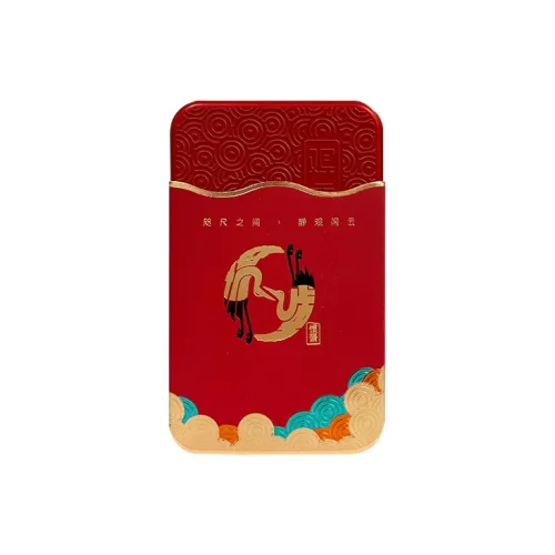 BENNIU Chinese Fashion Trend Cultural Creativity Double Dragon Crystal Push Iron Box Included Poker Cards