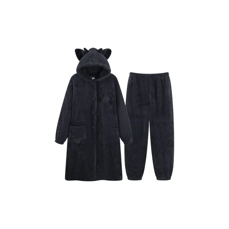 O'MESIK Pajama Set Women's Black-0