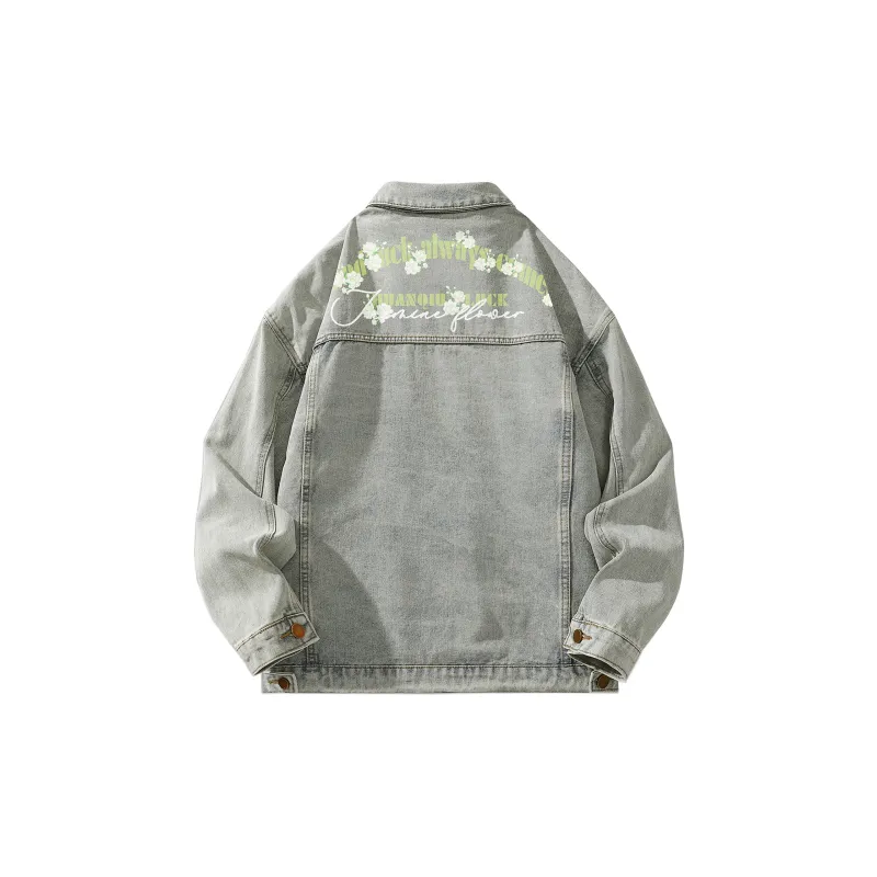 HUANQIU Denim Jackets Unisex-24
