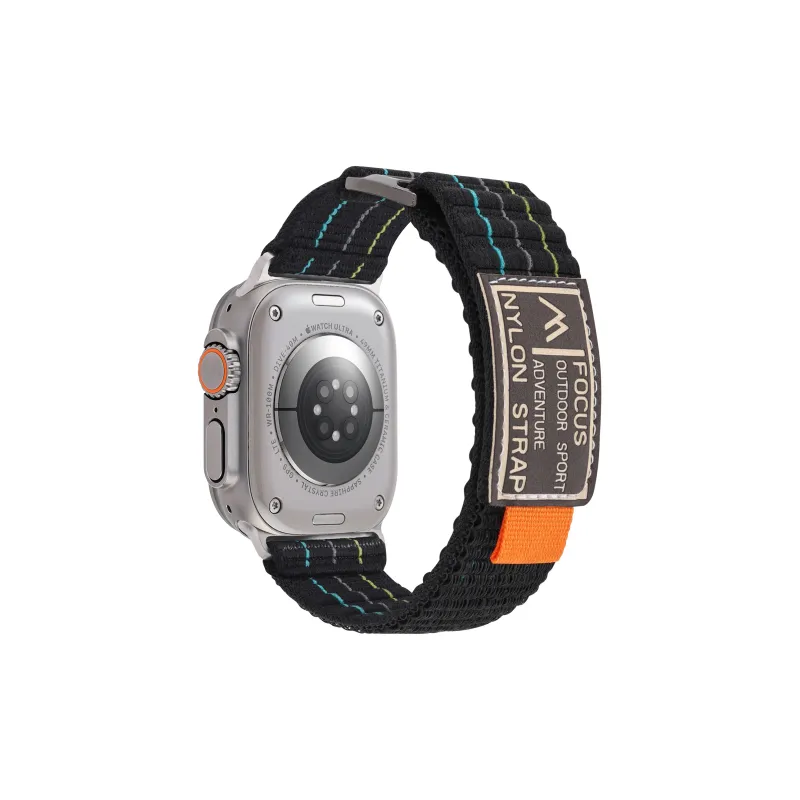 IKYOU Apple Compatibility Watch Band Canvas Material-1
