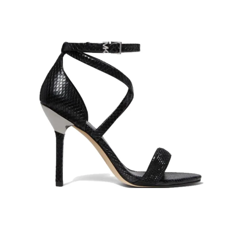 MICHAEL KORS Astrid Strap Sandals Women's Black-1