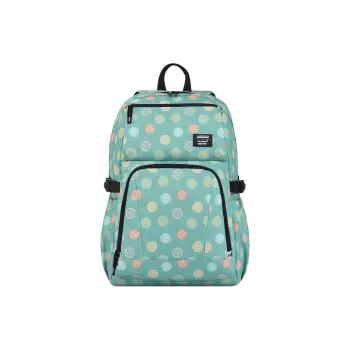 AMERICAN TOURISTER Disney Collaboration Fabric Backpack Unisex Green Print
