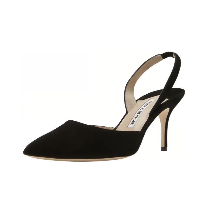 MANOLO BLAHNIK Carolyne High Heels Women's Black-3