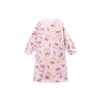GUKOO Nightgown Women's Begonia Pink