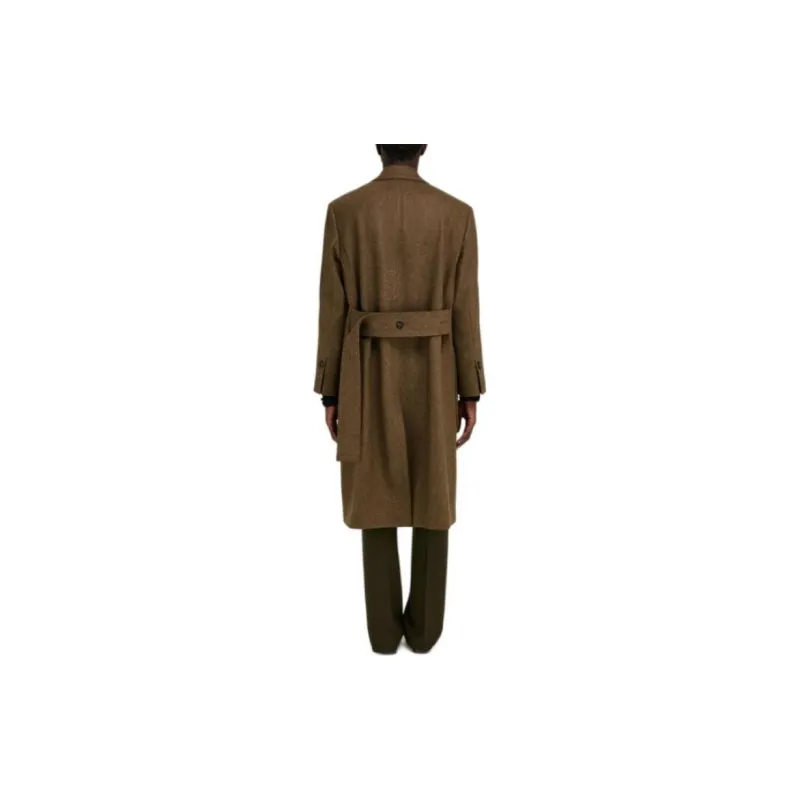 Ferragamo Single Breasted Military Coat-1