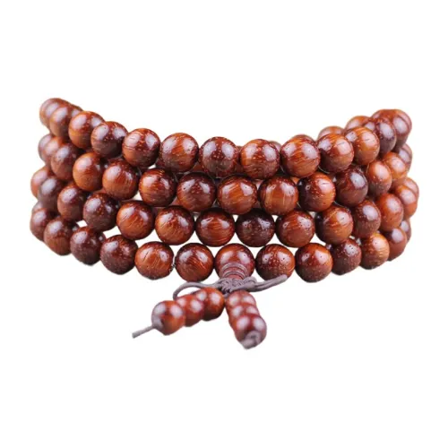 Blooming Petals Red Rosewood Bracelets Unisex