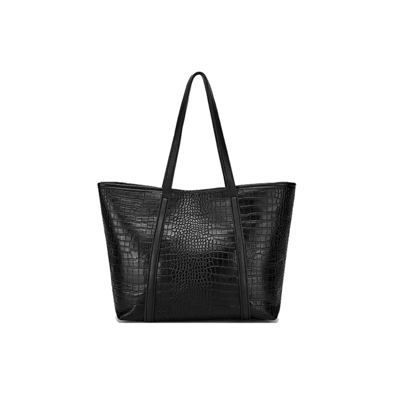 CORALDAISY Synthetic Leather Shoulder Bag Tote Regular Women's Mousse Black-4