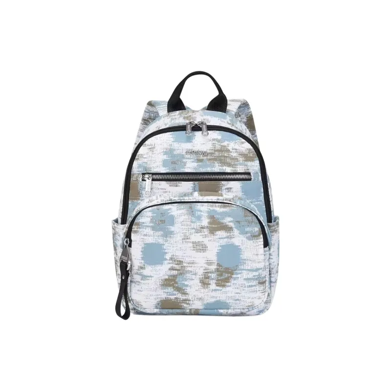 AMERICAN TOURISTER Fabric Backpack Women's White Polka Dot-0