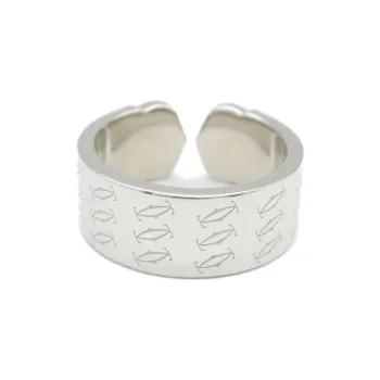 Cartier 2010s Pre owned 18kt White Gold Christmas Limited Edition Ring