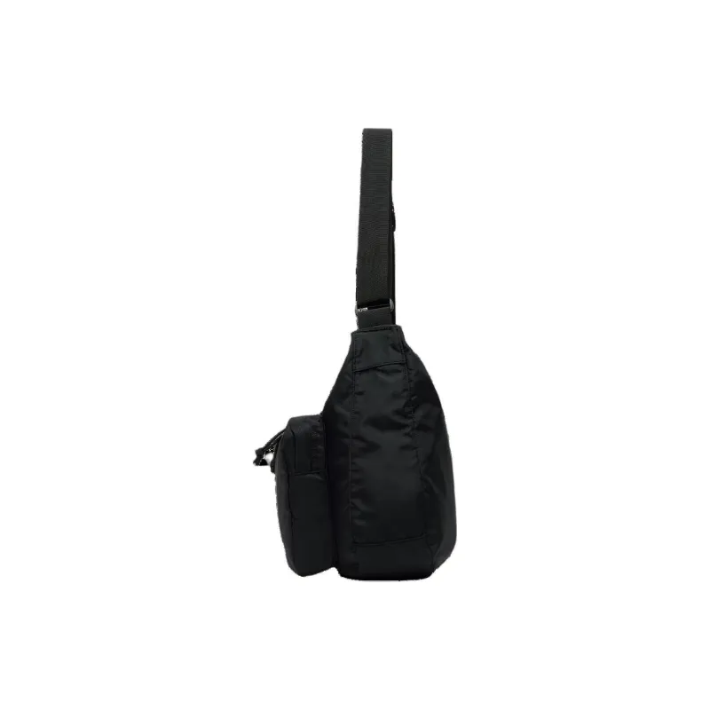 Jack Wolfskin Recycled Nylon Shoulder Bag Men's Black-3