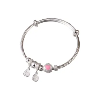 Stone Edge Poly 999 Fine Silver Sterling Silver Bracelets Kids'