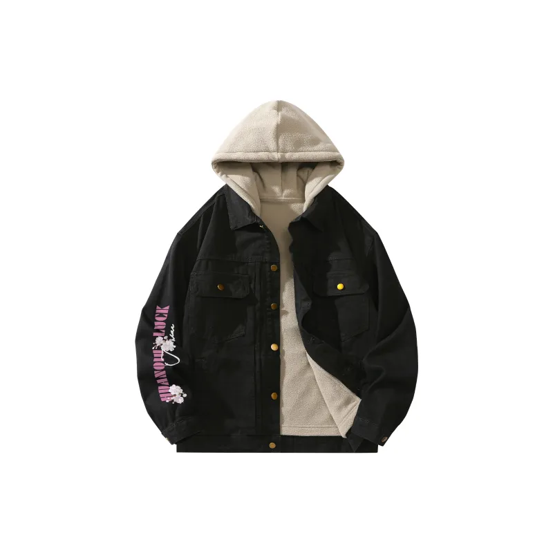 HUANQIU Denim Jackets Unisex-14