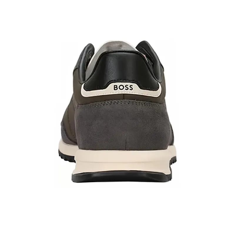 HUGO BOSS Low Top Casual Shoes Men's Army Green-4
