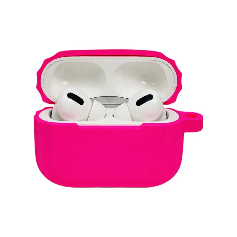 Sopi Compatibility With Apple AirPods 4/2/3/4th Generation/AirPods Pro/Pro TPU Solid Color Stripes Headphone Cases-23