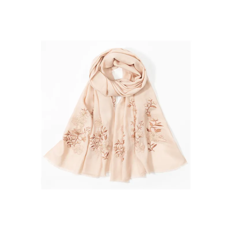 Shanghai Story Sheep Wool Shawls Women's Melodic Elegance-2