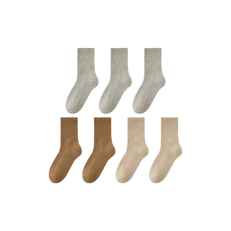 MIIOW Mid Calf Socks Unisex 7 Pack-13