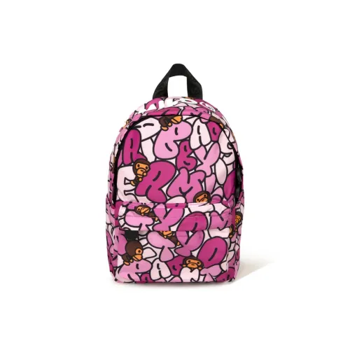 BABY MILO STORE BY A BATHING APE Fabric Backpack Regular Unisex Green/Pink