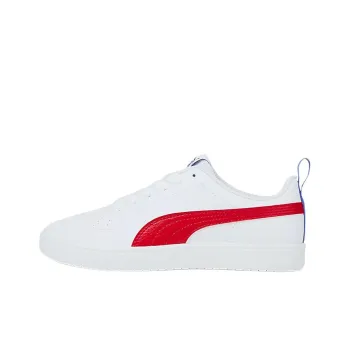 PUMA Rickie Anti-Slip Wear-Resistant Low-Top Kids' Skateboarding Shoes White Teenagers